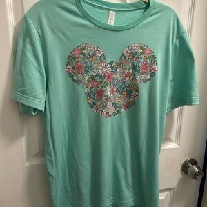 Floral Mickey Mouse t-shirt